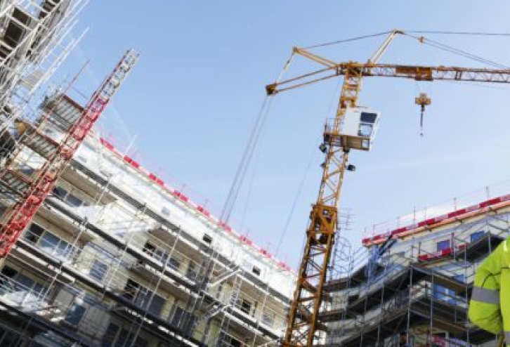 Construction Site with Hi Vis