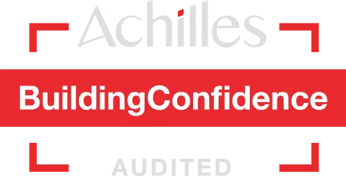 Achilles BuildingConfidence logo – Frankton Group partner